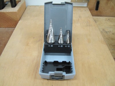 スパイラルステップドリル（３本セット）